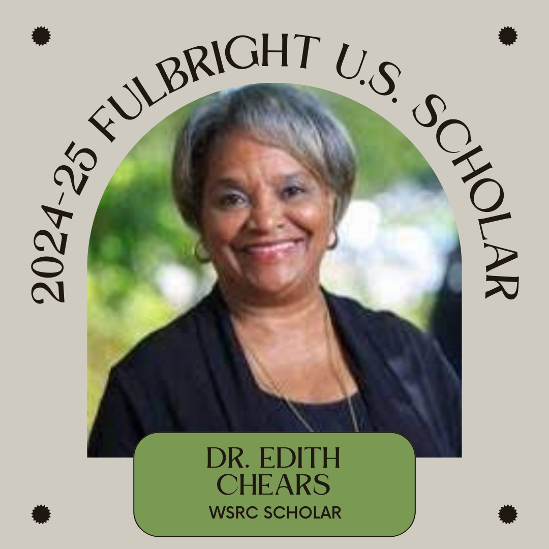 Congrats to WSRC Scholar Dr. Edith Chears for receiving a Fulbright U.S. Scholar Award! She'll be hosted by the Women's University in Africa - Zimbabwe where she'll conduct leadership training &amp; workshops on navigating bias. #Brandeis #Fulbright