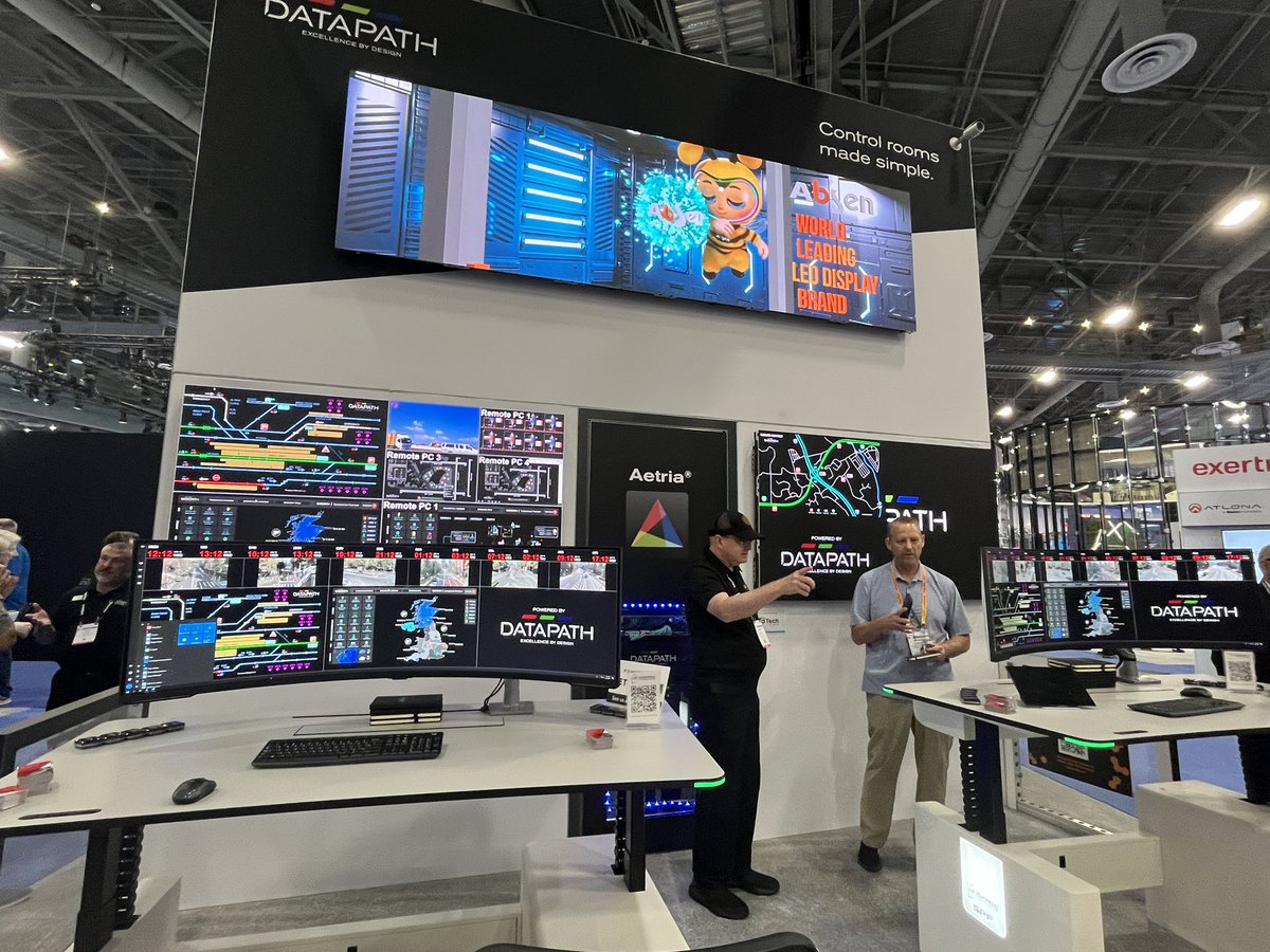 alyssa_borelli's tweet photo. See a real-life command and control setup at @datapathltd at #InfoComm24, booth #W2117 https://t.co/V2IzJpkp6s