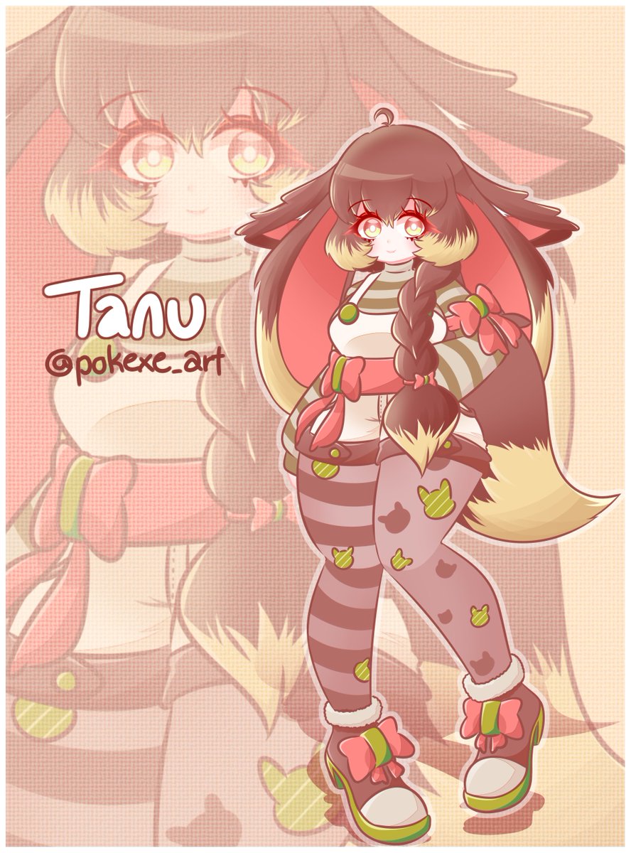 pokexe_art's tweet photo. Meet Tanu, my oc from 2021! #poccie https://t.co/ZEaHxQ6KM4