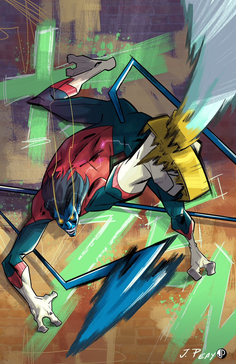 Found some time to do a nightcrawler fan art! I would love to do comic cover art for <a href="/marvel/">Marvel Entertainment</a>  <a href="/xmenofficial/">X-MEN</a> @previously_on_xmen 

#xmen97 #xmen #disney #marvel #marvelcomics #marvelanimation #art #artist #nightcrawler #painting #digitalpainting #comicbooks #coverart #fanart