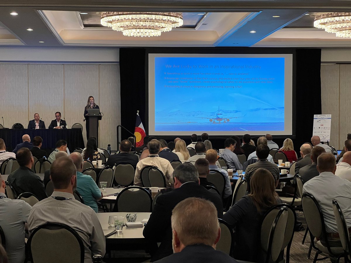 cocleandiesel's tweet photo. Colorado Clean Diesel Program’s Martín Bonzi attended the Colorado Airport Operators Association (CAOA)’s Spring Conference in Vail on June 6. Ground support equipment at airports is ripe for electrification, and we offer grants of up to 45% of project costs to make the switch. https://t.co/InRwKZVN4n