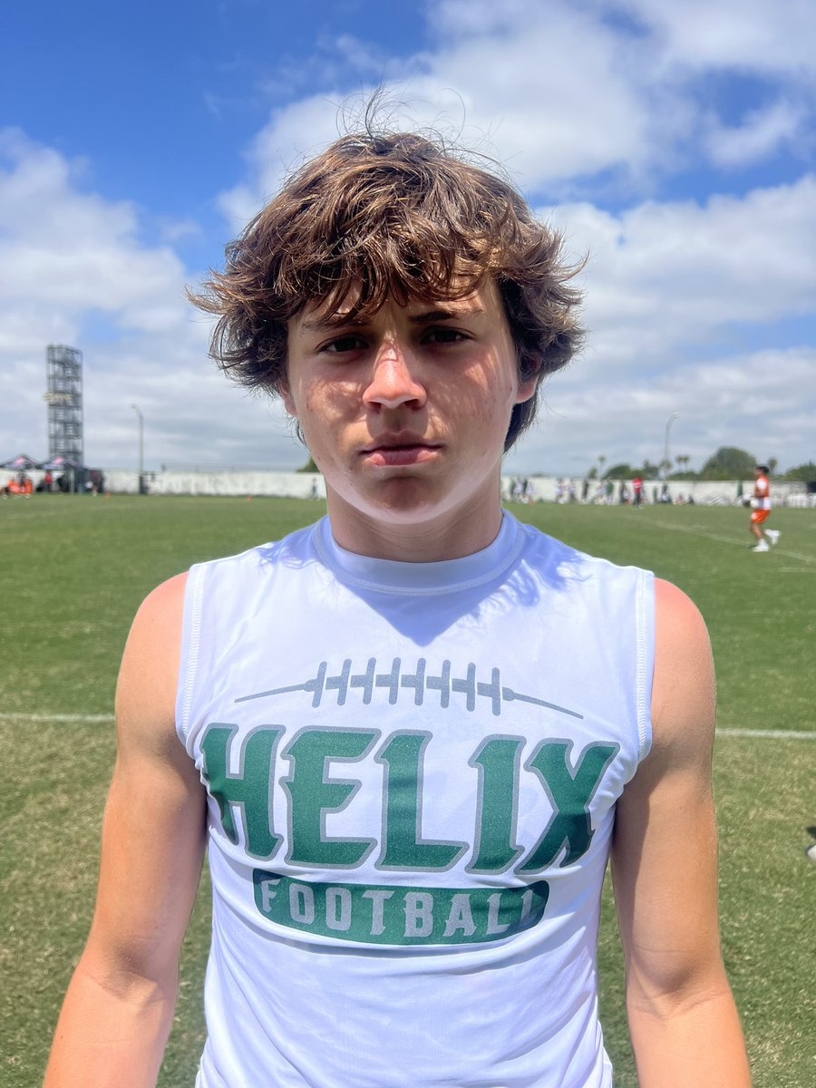 Gabriel “Gio” Giordano 
DB
5’8 150lbs 
3.2 GPA 
c/o ‘25

QB of the defense. Hardest worker and vocal leader. Hard hitting safety who plays the game with aggression.

College Coaches ⬆️⬇️
#Win12 #DawgFootball #OnceAlways