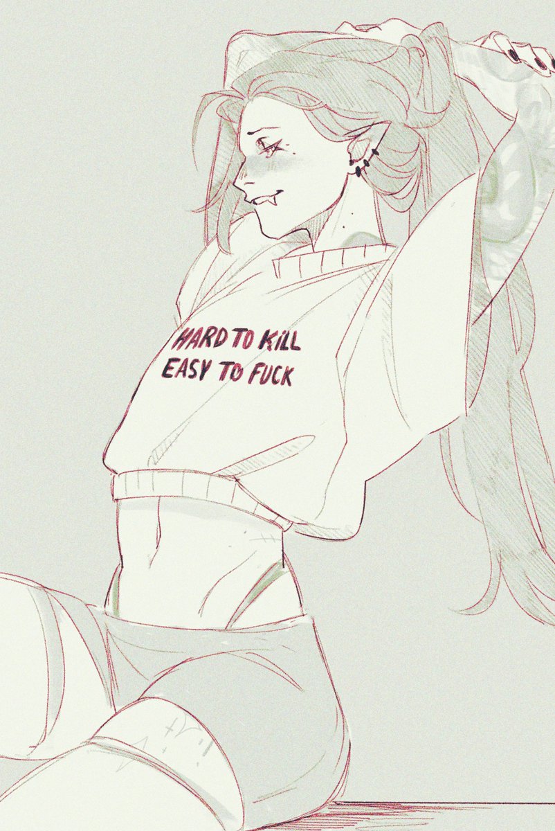 _F0XFIRE's tweet photo. Saw that shirt and it screamed Azrael.
So have my fav vampire babe <3 https://t.co/FdAGNAx6Ph