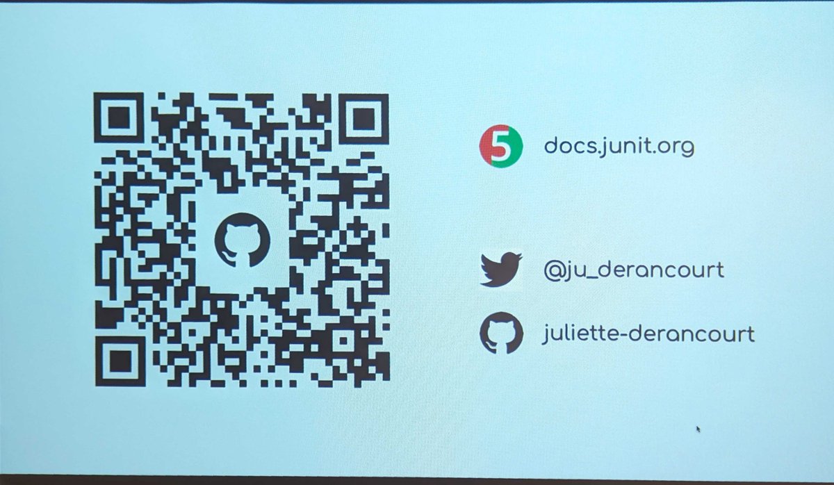 Le repository avec tous les supers trucs et astuces que nous a montrés @ju_derancourt sont en lien sur le qrcode suivant
