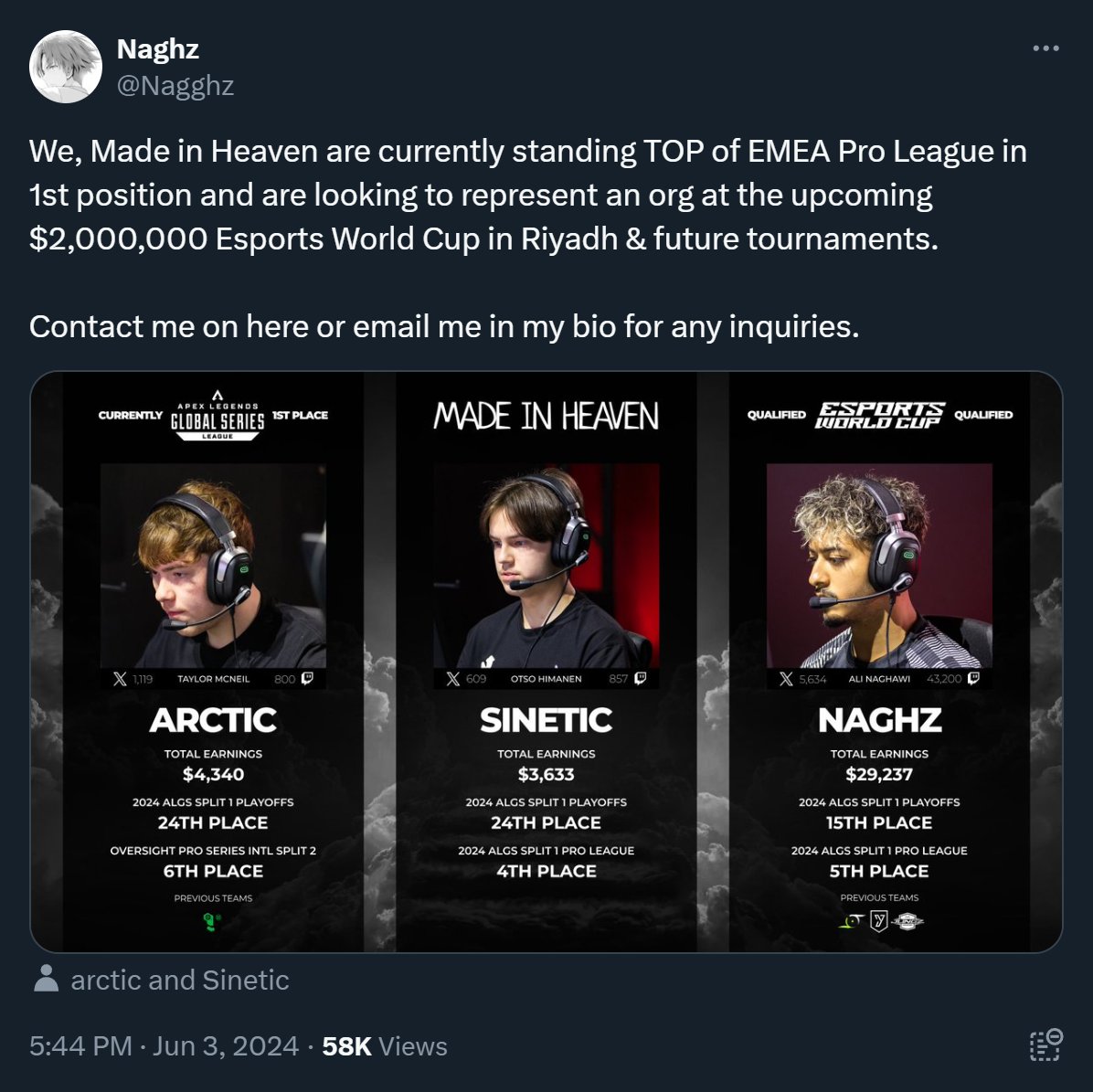 esports tweet media