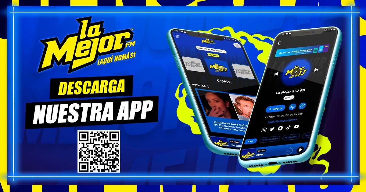 ¡La Mejor Monterrey 92.5 FM te acompaña a todos lados! 🤳📻

Descarga la app de #LaMejorFM y comienza a disfrutar de la MEJOR música, programas en vivo, promociones exclusivas y más todo desde tu celular 📲
