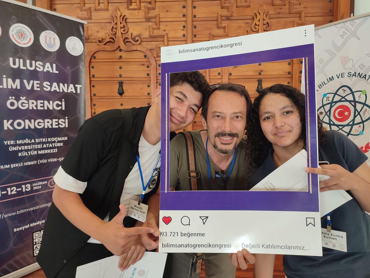 BilsemBodrum's tweet photo. ÖRGM himayesinde düzenlenen Ulusal Bilim ve Sanat Öğrenci Kongresi’nde öğrencilerimiz Mustafa Batuhan ASLAN ve Fatma Zümra KUVVET 2 bildiri yayınlayarak projelerini başarıyla sunmuşlardır. Öğrencilerimizi ve danışmanları Bilişim Teknoloji öğretmenimiz Süha AKKUŞ’u tebrik ederiz. https://t.co/VqJsGW14Y9