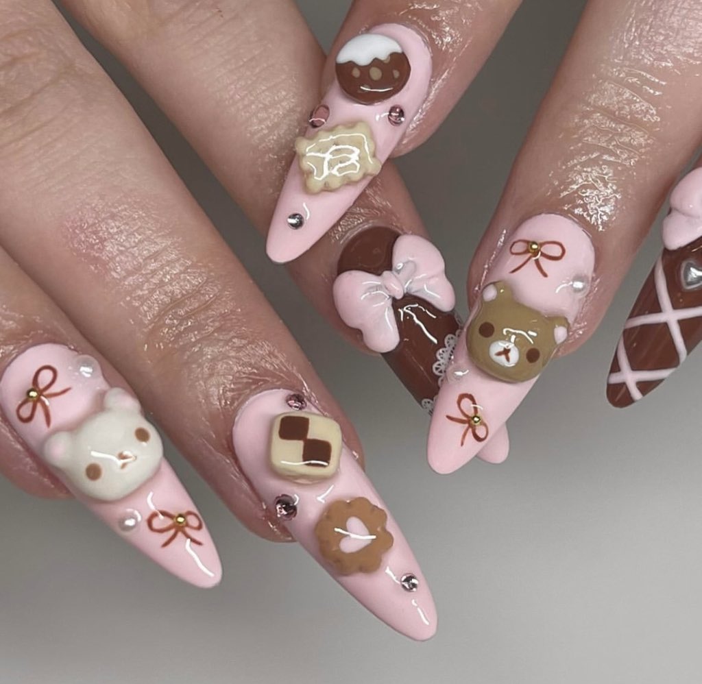 rilakkuma nails