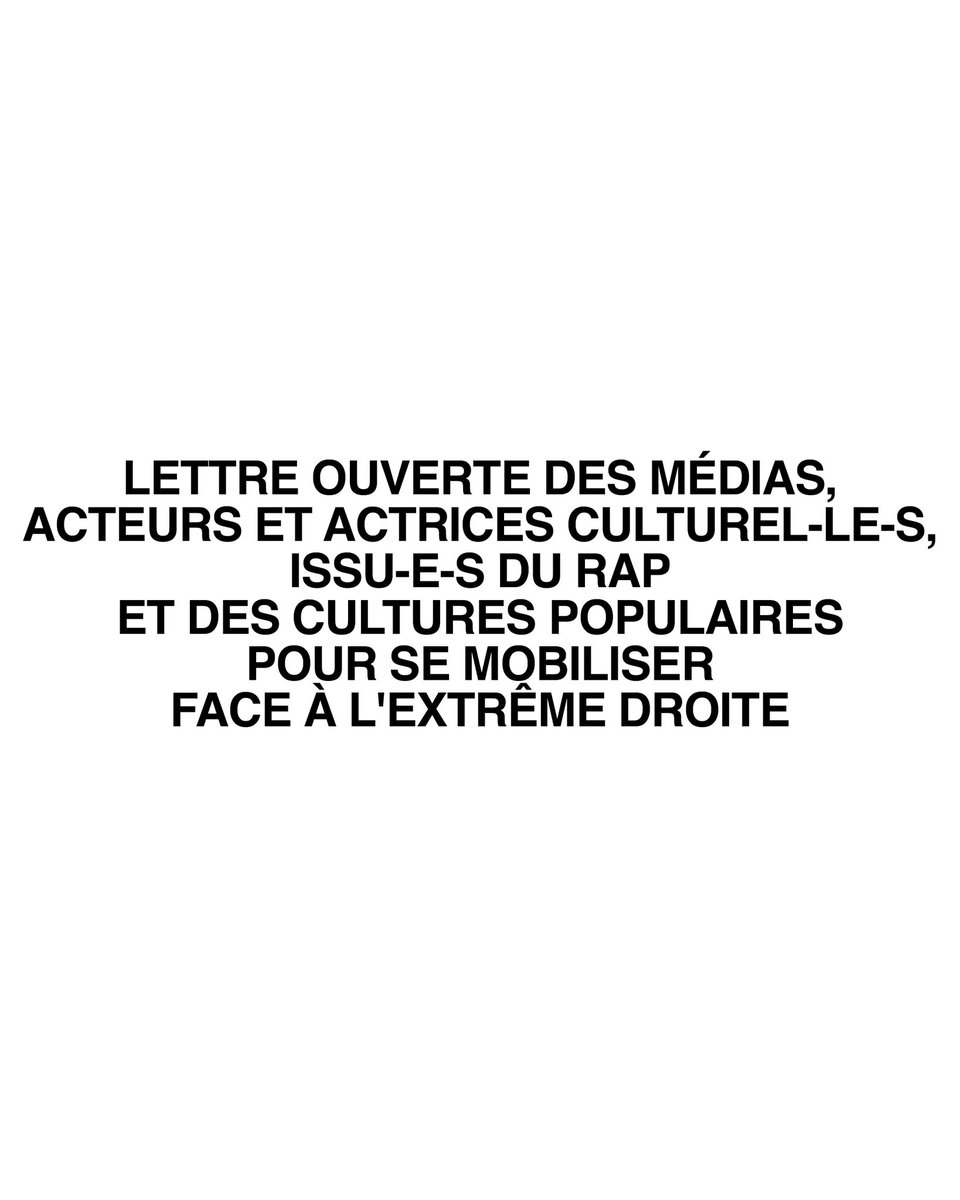 eskemusique's tweet photo. [THREAD]
Parce que nous avons, nous aussi, une voix à faire entendre. https://t.co/HTuJykGei5
