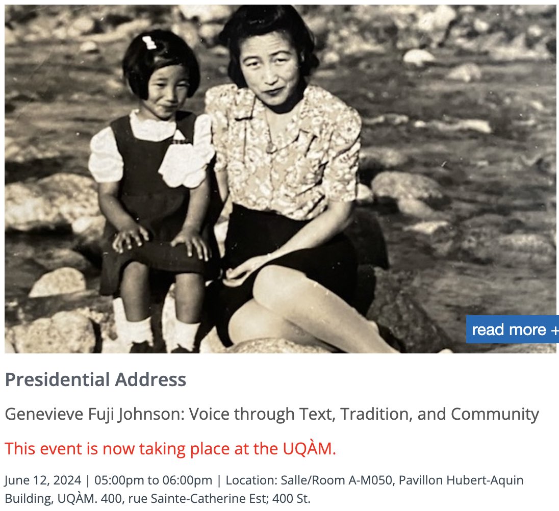 🇨🇦 CPSA-ACSP 🇨🇦 (@cpsa_acsp) on Twitter photo #CPSA_ACSP24
This afternoon CPSA PRESIDENTIAL ADDRESS
<a href="/JohnsonFuji/">Genevieve Fuji Johnson</a>
E Jacquet <a href="/SFU_polisci/">SFU Political Science</a> M Williams <a href="/UofT_PolSci/">Political Science</a>
cet après-midi Discours présidentiel 👉 shorturl.at/JcXiq
at/à <a href="/UQAM/">UQAM | Université du Québec à Montréal</a>
👉Programme shorturl.at/BVyQp
<a href="/drvalvez/">Valérie Vézina</a> #CPSA_ACSP24
This afternoon CPSA PRESIDENTIAL ADDRESS
<a href="/JohnsonFuji/">Genevieve Fuji Johnson</a>
E Jacquet <a href="/SFU_polisci/">SFU Political Science</a> M Williams <a href="/UofT_PolSci/">Political Science</a>
cet après-midi Discours présidentiel 👉 shorturl.at/JcXiq
at/à <a href="/UQAM/">UQAM | Université du Québec à Montréal</a>
👉Programme shorturl.at/BVyQp
<a href="/drvalvez/">Valérie Vézina</a>
