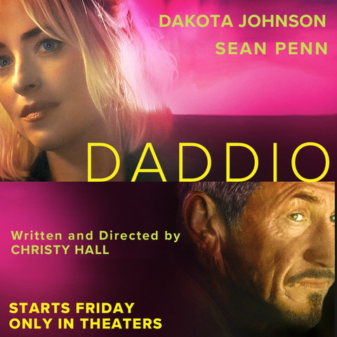 Join us for complimentary screenings of #Daddio in NY/LA. Daddio is a mesmerizing, intimate expression of human connection between two strangers. Written/Directed by #ChristyHall, the film stars #DakotaJohnson &amp; #SeanPenn. RSVP at bit.ly/3KwDdst.