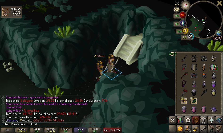 TobakOSRS's tweet photo. Tbow 3-man! lets goooo

#OSRS https://t.co/M8eAQebOTF