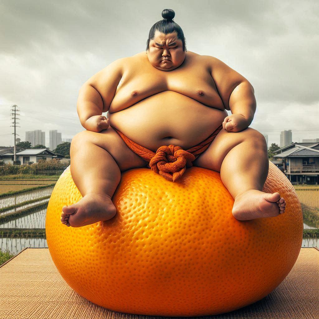 Satsumo #dailydumbpuns #dailypuns #puns #sumo #sumowrestler #satsuma