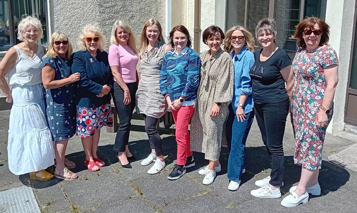 caromurph's tweet photo. All ten HP&amp;I managers were in Merlin Park for their June meeting today. Luckily, the sun was out! @HSEPMSHW @CHO2west https://t.co/vf0pBTlcCm