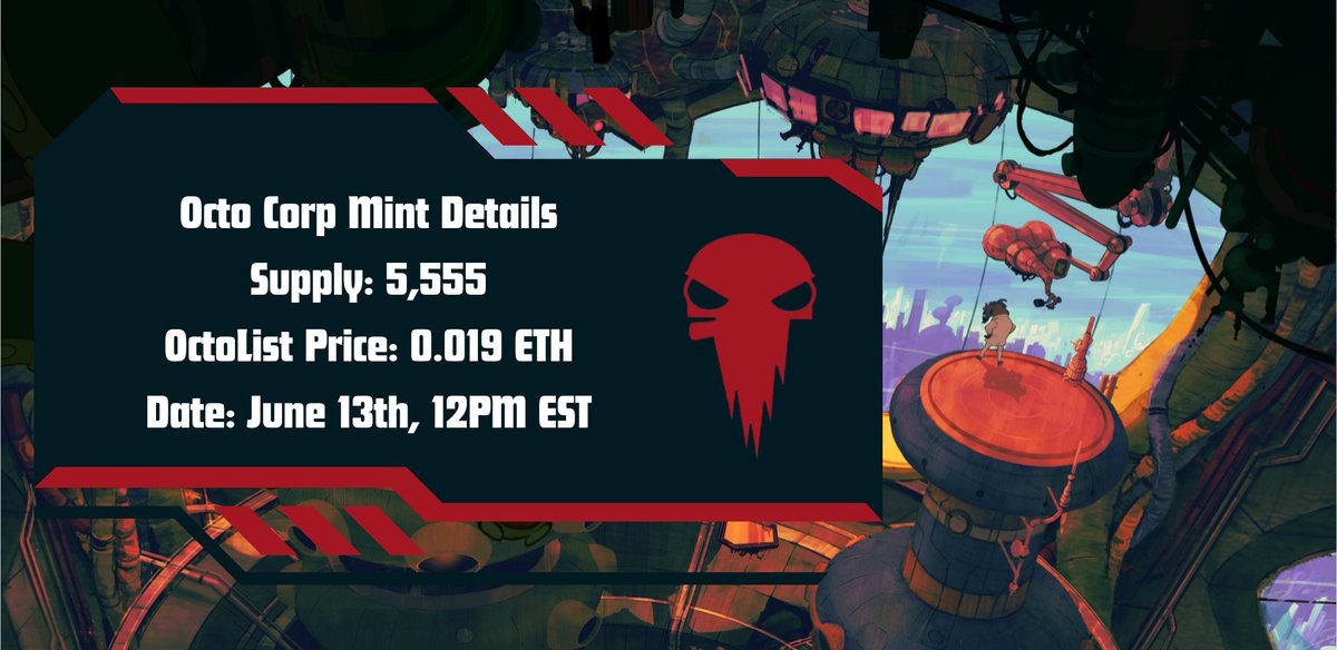 Our mint will be coming in just under 24 hours so set your reminders for 12 pm EST

We look forward to building our dApp on @Blast_L2 and distributing rewards to our community with an immersive experience into our IP

Let's dive into the OctoPlan 👇