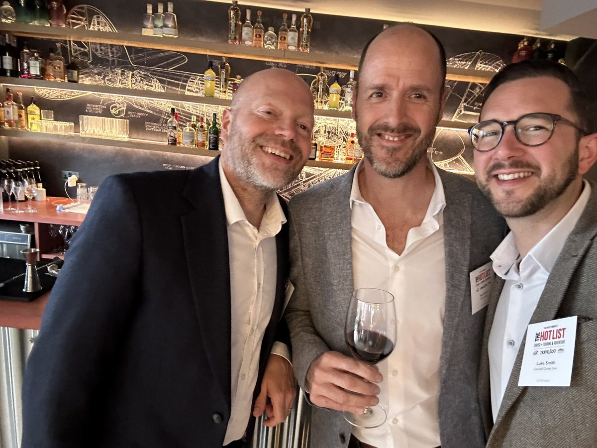 Great to see some friendly faces at the <a href="/travelweekly/">Travel Weekly</a> Hot List Awards tonight. Congratulations to all the winners