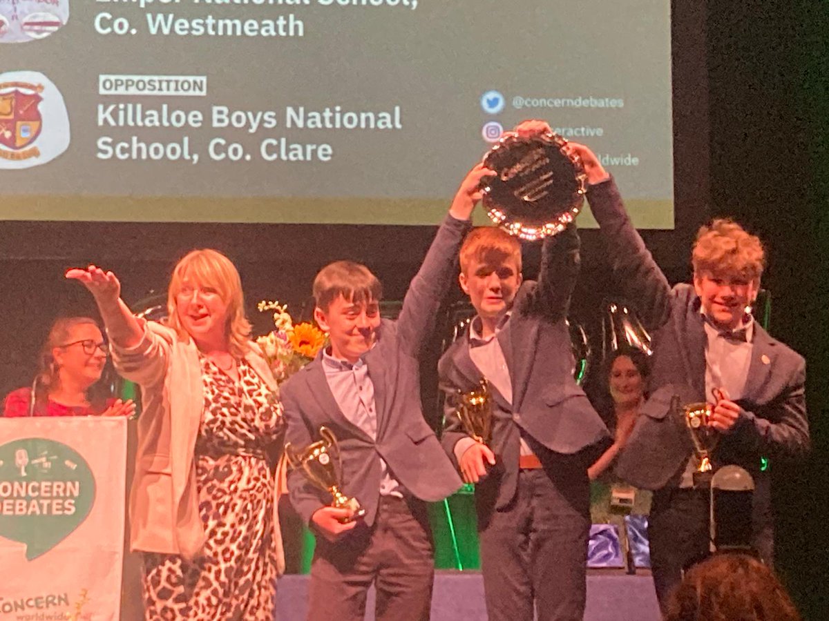 athloneec's tweet photo. Well done to our very own @emper_ns who have been crowned WINNERS of the @ConcernDebates  🏆🏅 We are incredibly proud of you!!! https://t.co/QKMY8gQIGz