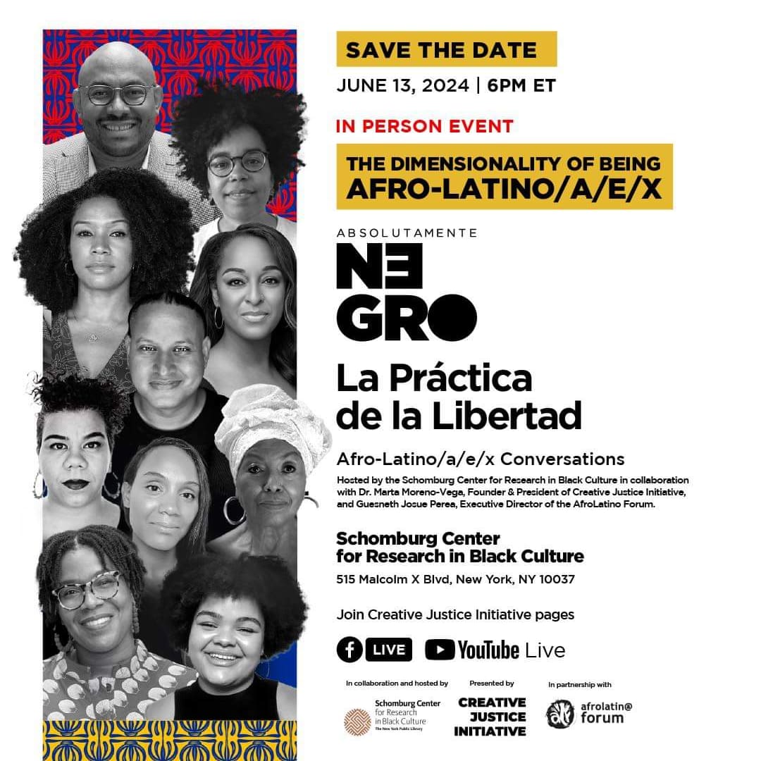 afrolatin@ forum (@afrolatinoforum) on Twitter photo #AbsolutamenteNegro first phase finale! Join us tomorrow (6pm, <a href="/SchomburgCenter/">SchomburgCenter</a>) for a powerful discussion on AfroLatinidad & the fight for Black liberation. ✊ RSVP: eventbrite.com/e/absolutament…
#AfroLatinx #BlackLivesMatter #afrolatinas #africandiaspora #blackness #afrolatinidad #AbsolutamenteNegro first phase finale! Join us tomorrow (6pm, <a href="/SchomburgCenter/">SchomburgCenter</a>) for a powerful discussion on AfroLatinidad & the fight for Black liberation. ✊ RSVP: eventbrite.com/e/absolutament…
#AfroLatinx #BlackLivesMatter #afrolatinas #africandiaspora #blackness #afrolatinidad