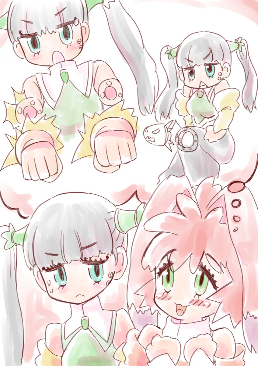 トロネとセラフィータ。
オリジナルを描いているとゼノギアスを描きたくなる現象に襲われています。
#イラスト　#ゼノギアス　＃xenogears