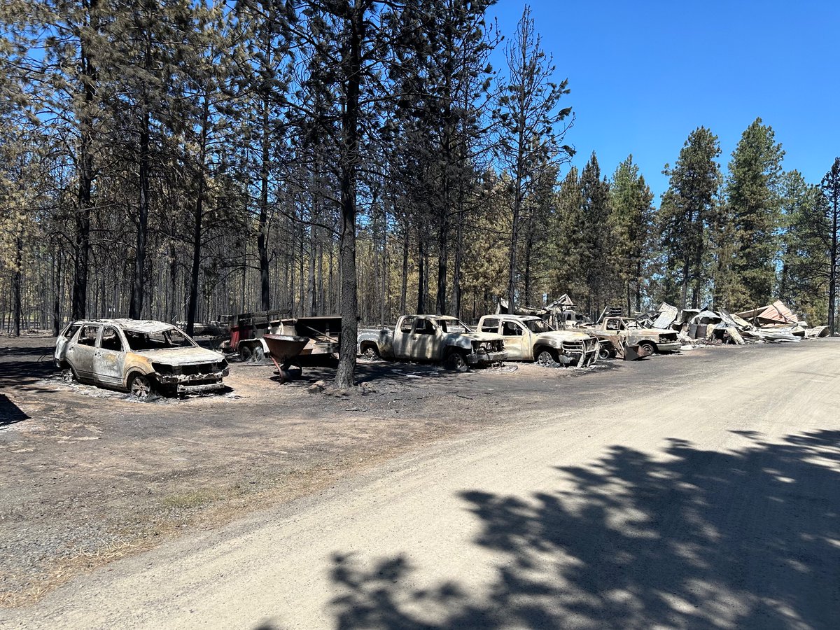 Nathan Hyun (@nathan_hyun) on Twitter photo Devastation after the Grove Fire in Spokane County. About half a dozen vehicles were destroyed on this property.
<a href="/waDNR_fire/">Washington State DNR Wildfire</a> says the fire burned 75 acres and is 10% contained <a href="/KREM2/">KREM 2 NEWS</a> Devastation after the Grove Fire in Spokane County. About half a dozen vehicles were destroyed on this property.
<a href="/waDNR_fire/">Washington State DNR Wildfire</a> says the fire burned 75 acres and is 10% contained <a href="/KREM2/">KREM 2 NEWS</a>
