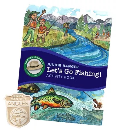 Get reeled into fishing with the Junior Ranger 'Let’s Go Fishing' booklet for anglers. Explore national parks, learn about fishing, aquatic habitats and fishing safety. Protect native fish and the habitats on which they depend. Visit: nps.gov/subjects/fishi…