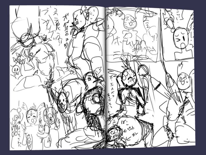 凄い、凄い下品なシチュ描けてるけどラフすぎて俺以外にエロさが伝わらないヤツきた 