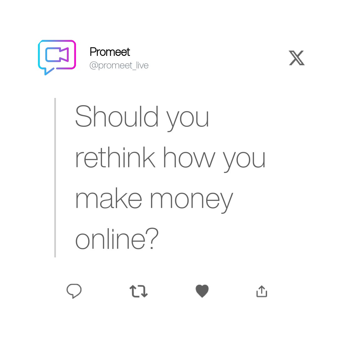promeet_live's tweet photo. Ready for a change in your content game? 🎮💡 Check out how Promeet can help! 🚀 #Web3 #ContentMonetization #Promeet https://t.co/e4hmVrreDP