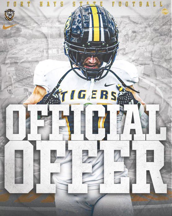 After a great conversation with <a href="/CoachKMurph/">Kyle Murphy</a>, I am blessed to have received an offer from <a href="/FHSUFootball/">FHSU Football</a> 

<a href="/Coach_DTuttle/">Derek Tuttle</a> <a href="/CentralGridiron/">Central Gridiron Inc</a> <a href="/ACJaguarFB/">AC Jaguar Football</a>