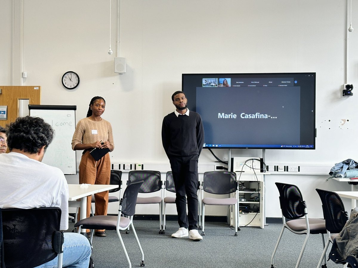 mannyjayking's tweet photo. Honoured to speak about my postdoc research on African student diasporic identities at the @racexchange BSA event today. It's been a great year diving into diaspora studies and the African student experience. Congrats to our amazing Race Xchange PGRs and all today's speakers too! https://t.co/vMu8lGv3oe
