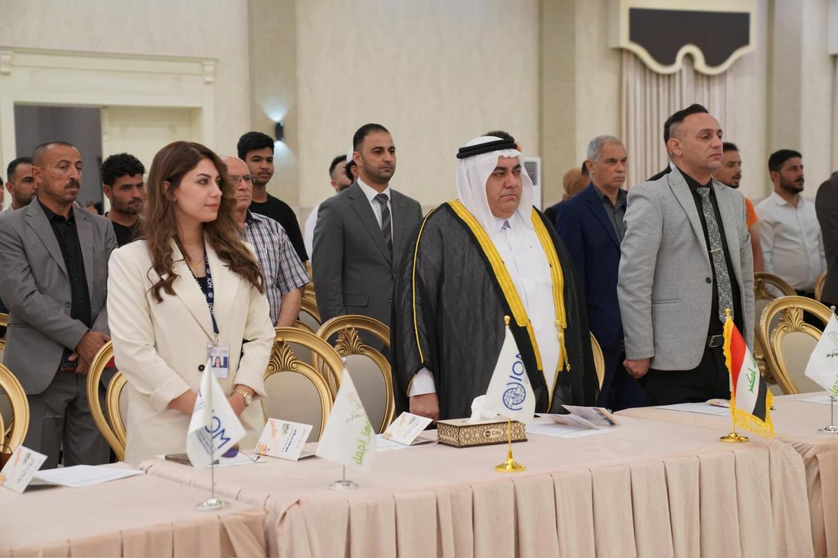 mohammedmasoodj's tweet photo. بحضور الدكتور احمد الحاصود رئيس مجلس محافظة نينوى ومنظمات المجتمع المدني والدوائر المعنية : مؤسسة #خلوها_اجمل تطلق مشروع #موجة_سلام بدعم من المنظمة الدولية للهجرة iom هدفه تعزيز التواصل المجتمعي وإعادة الإدماج في الموصل https://t.co/qXO0u8kBRM