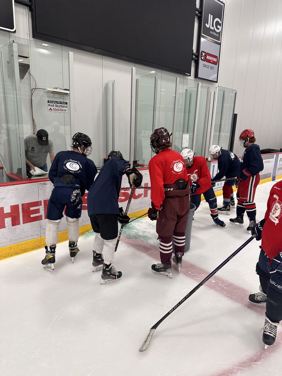 Game delay thanks to <a href="/e_hanson22/">Ellyce H</a> . This lovely ladies rifle shattered the glass today!