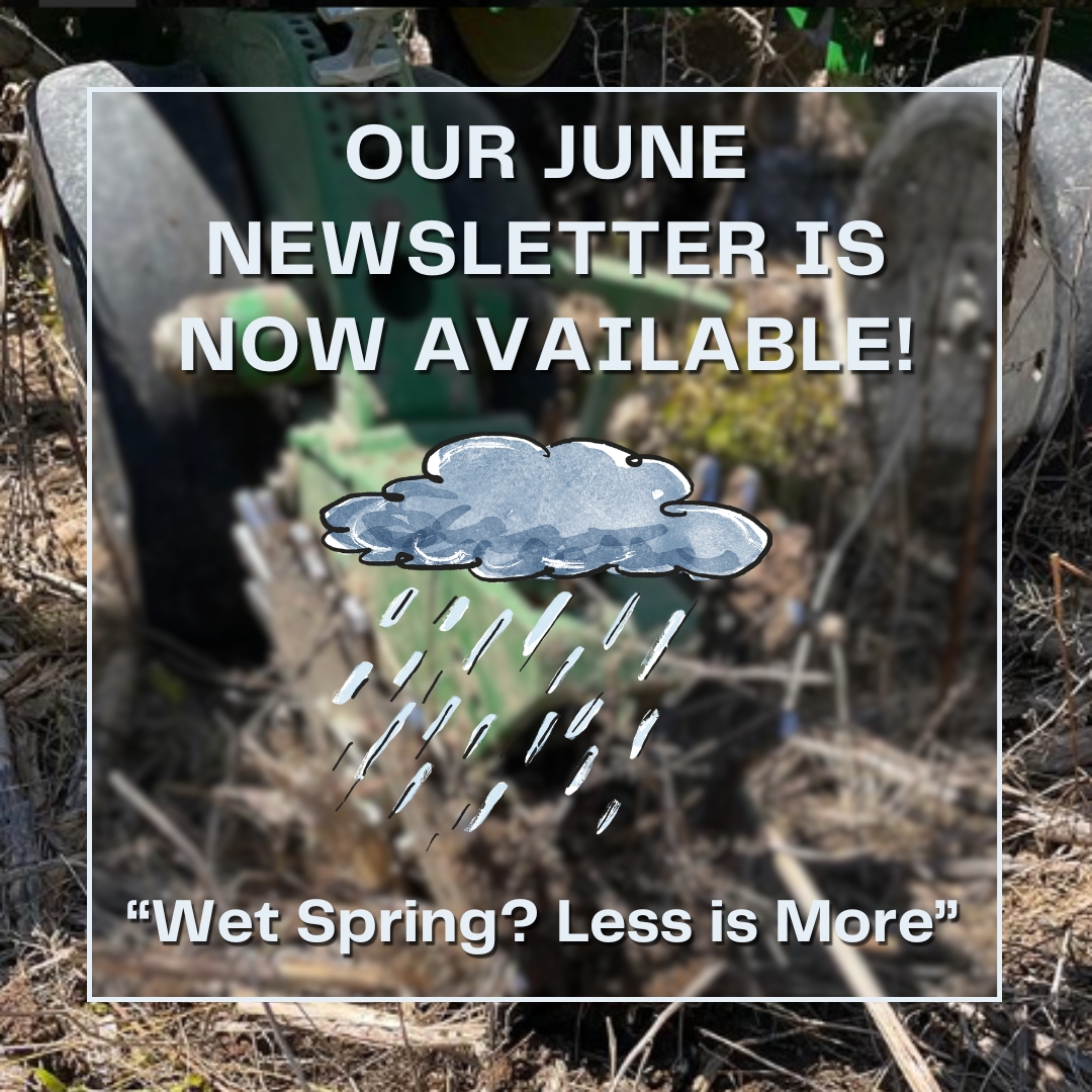 Exapta's tweet photo. Our newsletter for June discusses the wet spring some farmers are experiencing and how to approach this type of field condition. Check it out here-https://t.co/FEgCSirr4n
#newsletter #notill #plant24 #harvest #wheat #agriculture #farmmachinery #betteremergence https://t.co/9TVnFEhHds