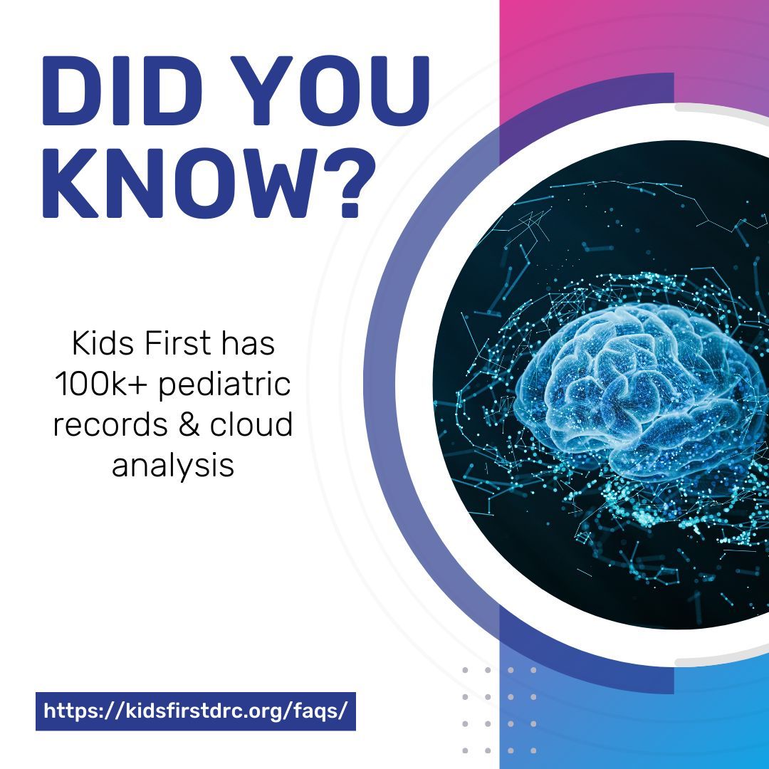 kidsfirstDRC's tweet photo. Check out the #KidsFirstDRC portal, a vast pediatric data resource for cancer and congenital disorders with over 100k records. It's linked with #CAVATICA for cloud-based analysis and sharing. Learn more in our FAQ: https://t.co/YP2h8Mba22
#PediatricHealth #DataScience #KidsFirst https://t.co/kEwe1Ho57W