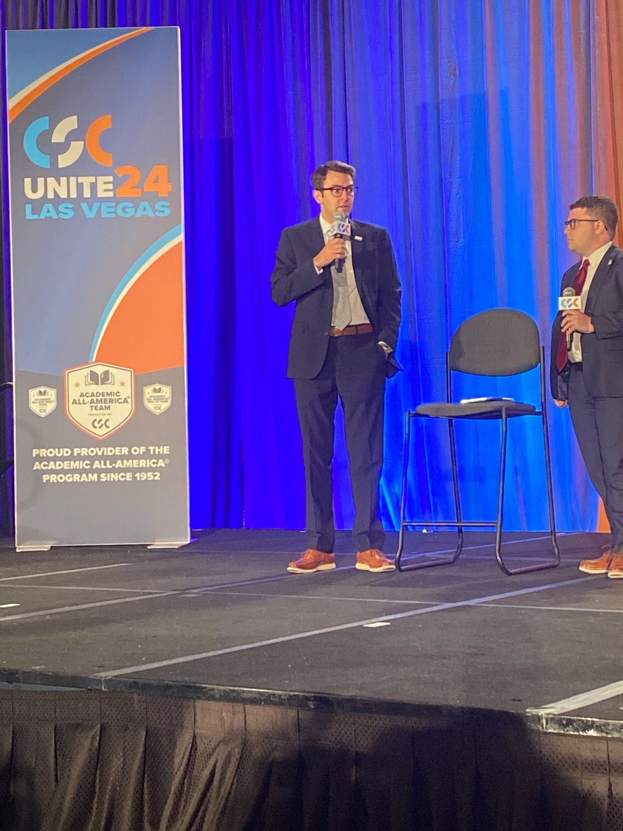 CollSportsComm's tweet image. Congratulations to the Rising Star Award winners:

🔸Emily Dorko - Adelphi University

🔹Katie Gonzales - Illinois Wesleyan University 

🔸Sam Knehans - Sun Belt Conference

🔹Jordan Sarnoff - FDU

#cscunite24