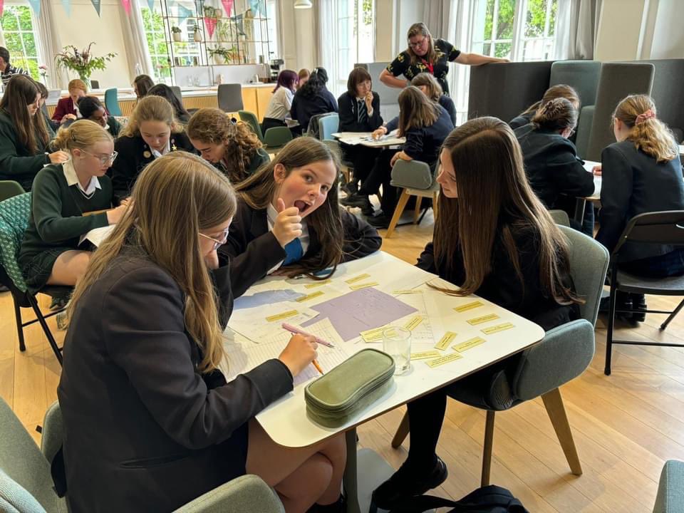 StRomerosCS's tweet photo. Today 6 of our talented female mathematicians in Year 9 went to Brighton Girls School to take part in the AMSP’s Maths Picnic competition. The girls represented the school beautifully, had a lot of fun and scored top marks in two of the rounds! #proudofourstudents https://t.co/mK7Loi5PoP