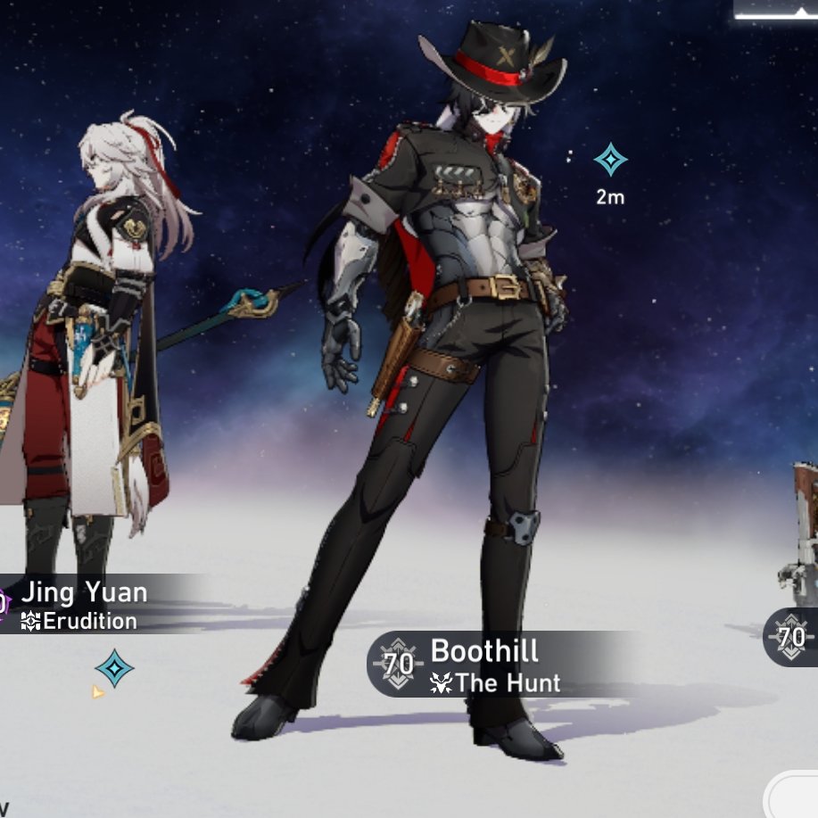 Milked_Coffee's tweet photo. Proud of my boothill (i have ZERO jades and he doesn't even have any eidolons 😋) https://t.co/senoXq1iuA