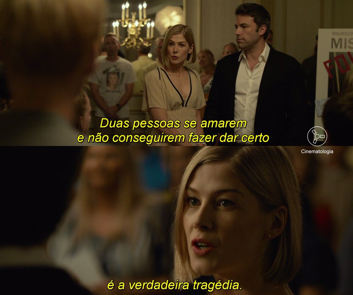 cinematologia's tweet image. Garota Exemplar (2014) de David Fincher.