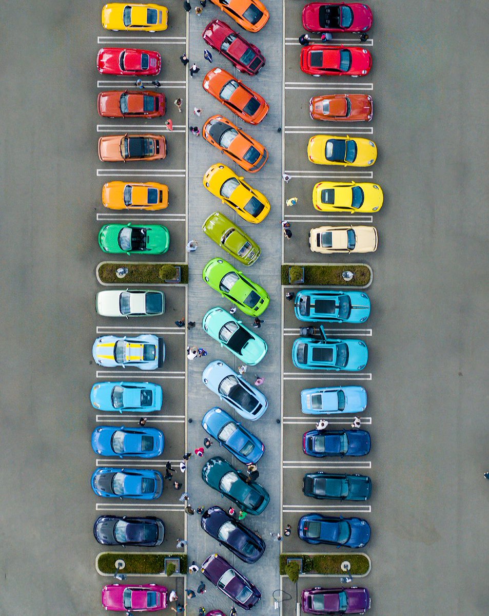 Porsche's tweet photo. Embracing every color of the rainbow. 🌈

#PrideMonth https://t.co/DJ7cjwSTP4