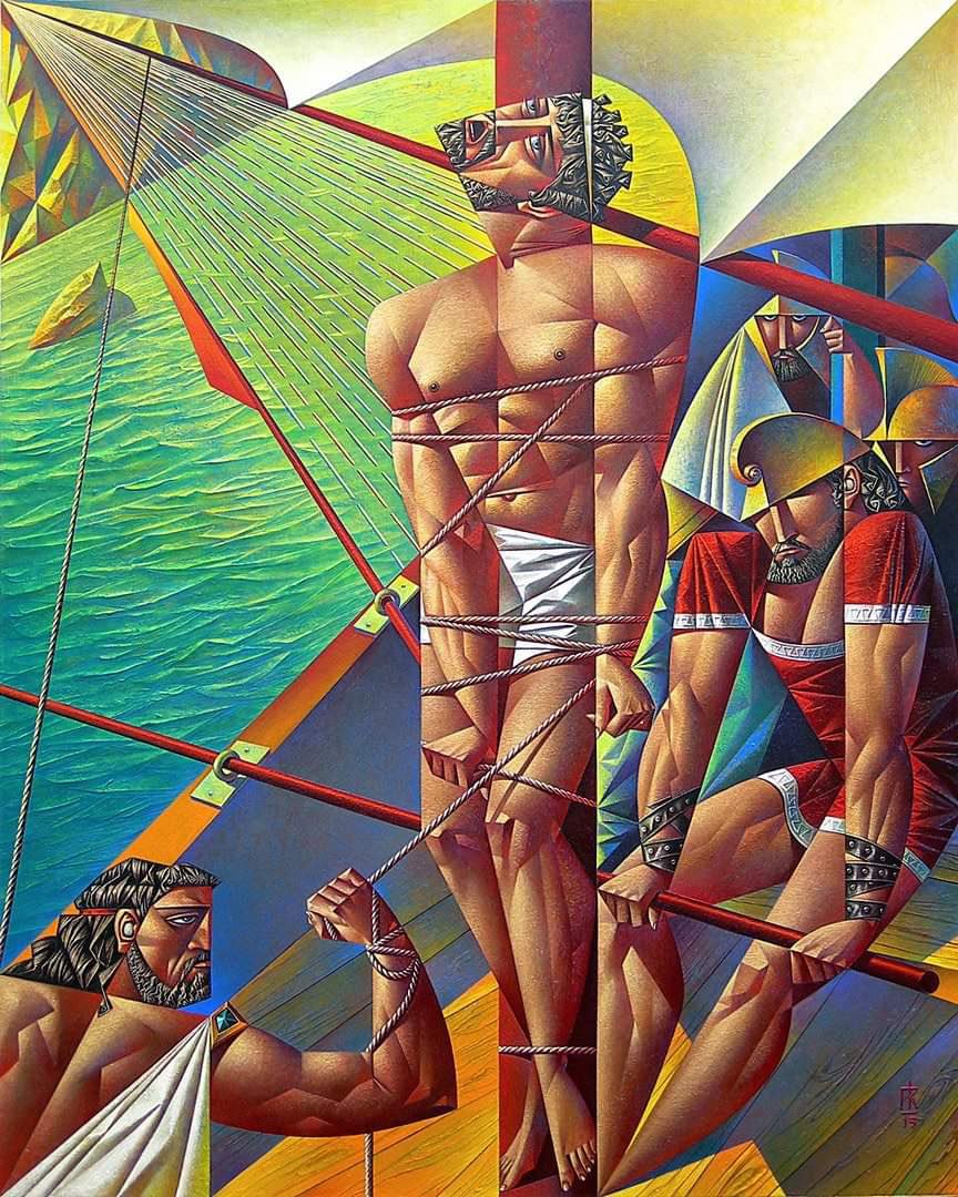 Odysseus sailed past the island of the Sirens — Georgy Kurasov