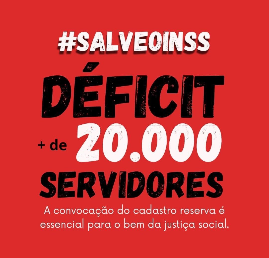 JONATHASNEVES86's tweet photo. @AprovadosINSS22 @ToniettoChris @LulaOficial @gestaogovbr @minprevidencia @CarlosLupiPDT Obrigado pelo apoio, deputada!
Faltam apenas 11 meses para encerrar a validade do certame, e o INSS e seus milhões de segurados não podem e nem querem ser surpreendidos com um desperdício inaceitável de 1.300 aprovados em 2025. A situação está gravíssima e é preciso ação urgente! https://t.co/65BAaewRwj