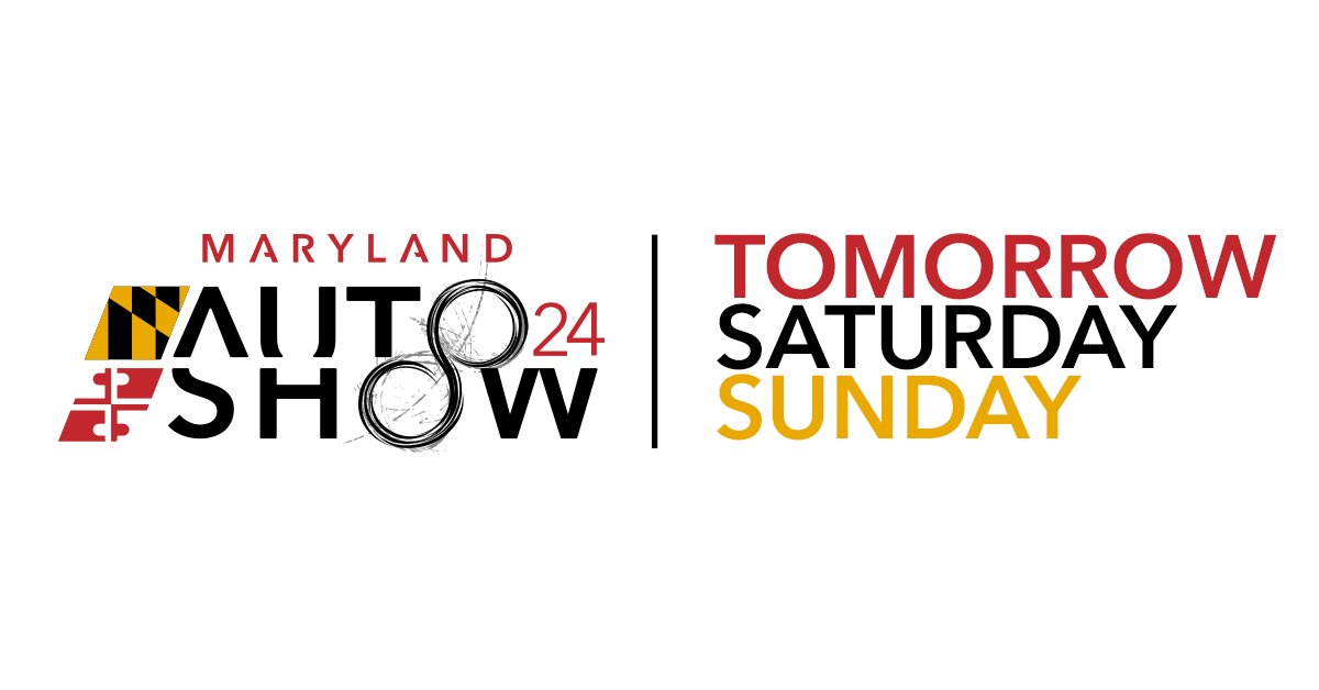 MDAutoShow's tweet photo. 🚗 Get ready, Maryland!🌟The wait is almost over - the 2024 Maryland Auto Show opens TOMORROW at 10am!🎉 Haven't secured your tickets yet? Purchase them ahead of time so you don't miss out on all the excitement! #MarylandAutoShow #AutoShow2024 🛣️

Tickets: https://t.co/Pe56wjJNBY https://t.co/ZkWPyokbco