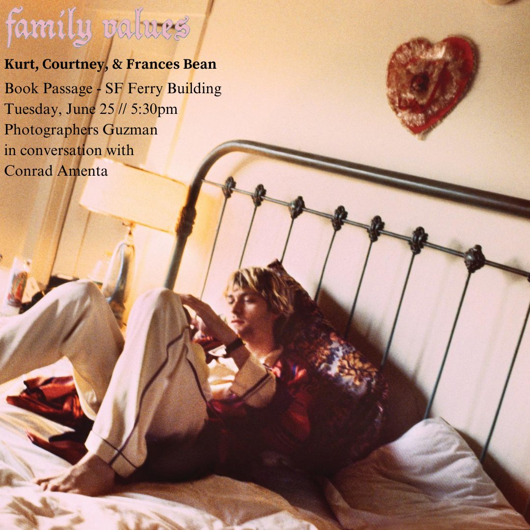 San Francisco <a href="/Nirvana/">Nirvana</a> fans, see you June 25th at <a href="/bookpassage/">Book Passage</a>!!!