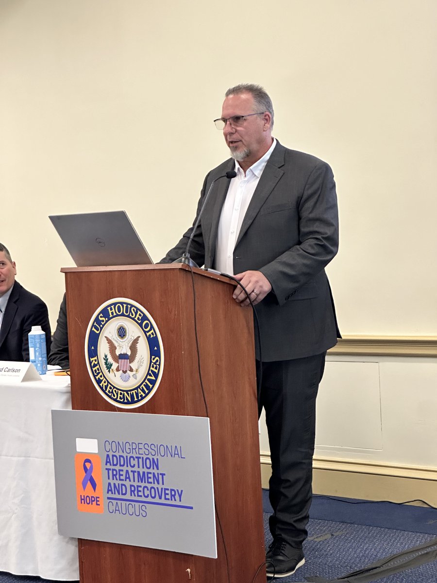 caadpe's tweet photo. Shawn Jenkins, #CAADPE board member and COO of @WestCareCA, spoke at the Treatment Communities of America's Spring Board Meeting in DC! 

He emphasized ensuring "stable living in supportive recovery. How do you expect someone to sustain recovery without a safe place to live?" https://t.co/pmTL9fc8Uy