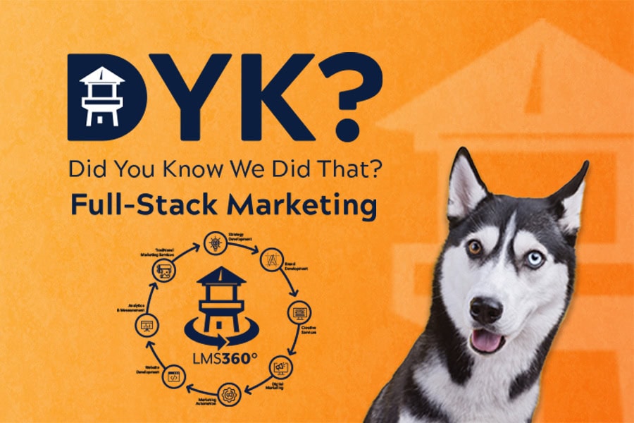 What does it mean to be a Full Stack Marketing Agency? It's a term that basically says - yeah, we can do all of that for you. That's Lighthouse. Click to learn more about how we can help with any of your marketing needs. loom.ly/kRFmFGI #marketing #fullstackmarketing