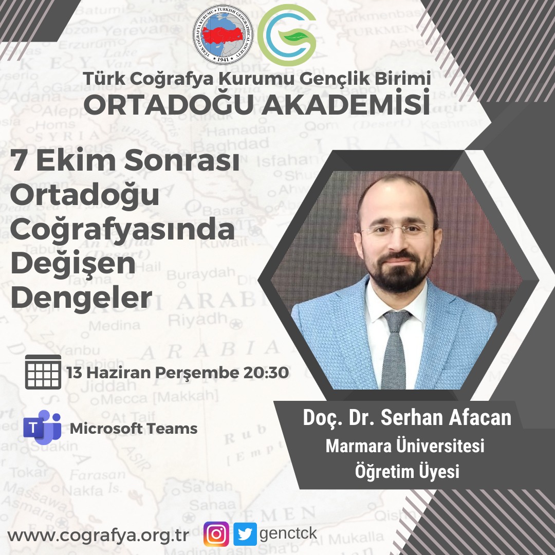 Türk Coğrafya Kurumu Gençlik Birimi tweet media