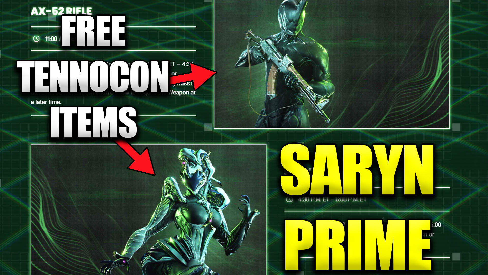 Pupsker on X: “Free Tennocon 2024 loot is Ember Prime and AX-52 
