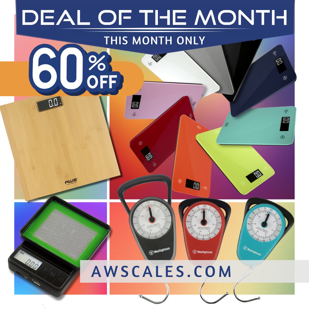 AWScales1's tweet photo. Deal of the month, take a look each month to see if we have the best deals for the scale you're looking for.
Only on https://t.co/iVYVGCHhWS

#blog #digitalscales #fypシ゚ #fyp #aws_scales #aws #scale #blogger #pridemonth #viral #pride #pocketscale #hobby #portable https://t.co/CMtmA6wKWT