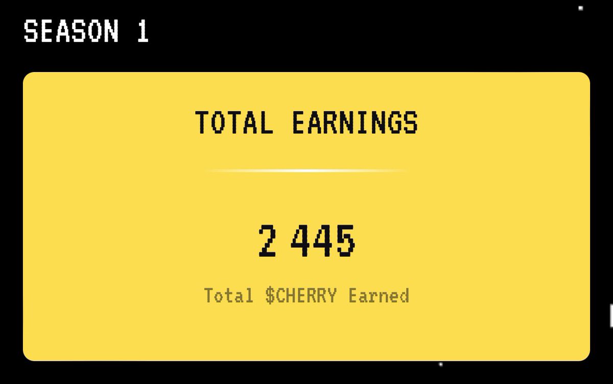 Let’ s Go 🤜🤛🍒

Points system @CherryOnBlast :  

LIKE = 5 $CHERRY 🍒
COMMENT = 10 $CHERRY 🍒
RT = 15 $CHERRY 🍒
 
Join us with my referral link
👇👇 🍒🍒🍒 

cherryonblast.com/?referral=1MYs…