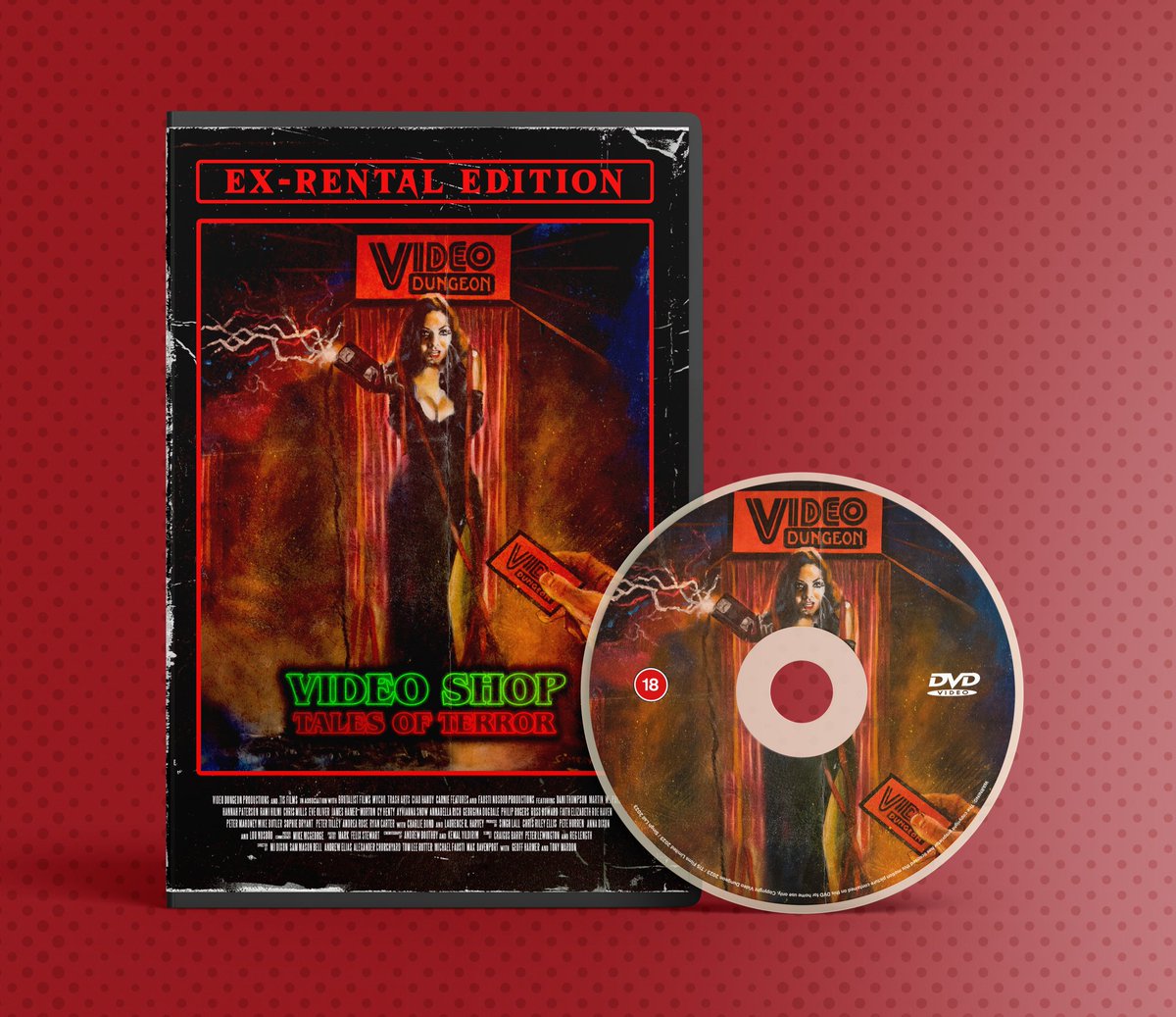 #videoshoptalesofterror now available on DVD! #physicalmediaforever #HorrorFamily #horrorgang #videodungeon