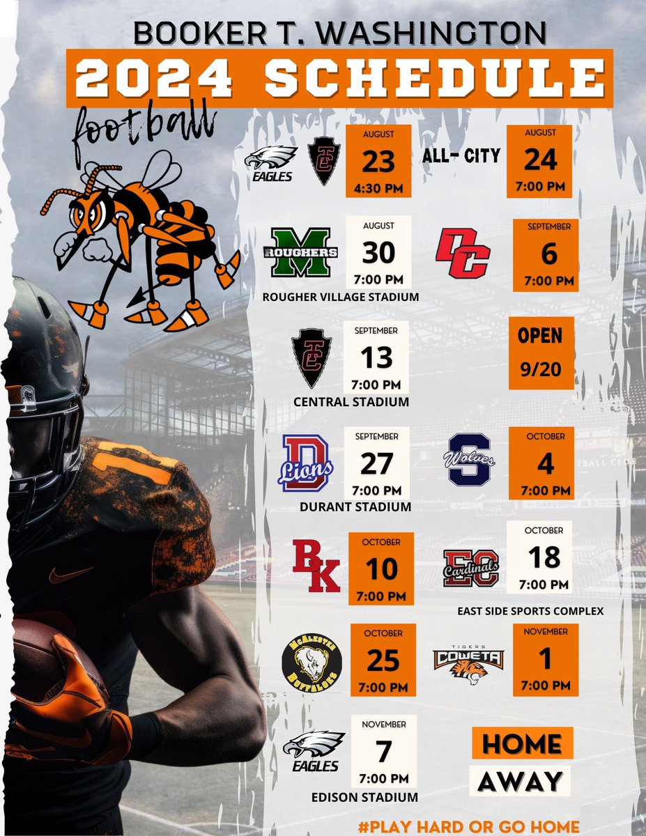 BookerTFootball's tweet photo. ‼️🚨2024 schedule🚨‼️ #WeComing https://t.co/zgm1oQSg6L